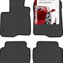All Weather Floor Mats for Honda CR-V 2023 2024 2025 - Custom Fit fits Honda CRV (Inc Hybrid) - 1st & 2nd Row Set - Anti-Slip Backing - Heavy Duty TPE Mats