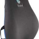FOMI Extra High Back Lumbar Support Pillow | Thick Thoracic Foam Pad for Car, Home, Office, Gaming Chair, Wheelchair, Recliner | Sciatica, Tailbone Pain Relief | Upper Lower Backrest, Posture Aid, 1 Count