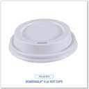 Boardwalk Hot Cup Lids, 1000 Count, Fits 8 oz Hot Cups, White, Plastic