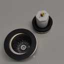 PF WaterWorks Toe Touch (Foot Actuated) Bath Tub Drain Assembly with Gasket - Coarse Thread 11.5 Threads Per Inch - Free Hair Catcher/Strainer;Brushed Nickel; PF0920-BN-TT-C