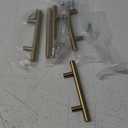 Franklin Brass Solid Bar (5-Pack) Cabinet Handles 3" Hole Center Modern Pulls | Champagne Bronze Hardware Kitchen Door, Drawers, Dressers, Furniture BAR076Z-CZA-B