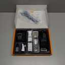 Oneisall Dog Clippers and Paw Trimmer Kit 2 in 1 Low Noise Cordless Dog Clippers for Grooming Pet Hair Trimmers for Dogs, Cats Animals (Gold)