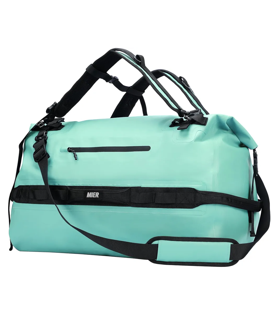MIER Large Waterproof Duffel Bag Rolltop Dry Backpack Duffle Bags for Kayaking, Rafting, Boating, Swimming, Camping, Travel, Gym, Beach, 60L/80L