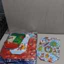 EQOREIIN Christmas Gift Bags 24 Pack Assorted Sizes - Variety Pack Includes (4XL+8L+8M+4S) Non-Woven Reusable Tote Bags with Handles for All Xmas Gifts, Holiday Party Favors & Decor (colorful)