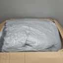 Memory Foam Camping Mattress Pad 3 Inch Thick, Portable Sleeping Pad with Waterproof Cover, Portable Roll Up Cot Mattress Pad Floor Mat for Travel Truck Bed Tent (Gray)