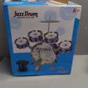Kids Drum Set for Toddlers Ages 25  Musical Toy with Stool, Perfect Birthday Xmas Gift for Boys & Girls