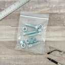 Plymor 5" x 6" (Pack of 100), 4 Mil Heavy Duty Zipper Reclosable Plastic Bags