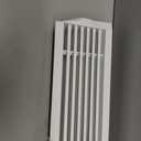 Linear Bar Air Grille 48" X 4", Aluminum Air Supply/Return Grilles,Easy Air Flow,Removable Grille/Door-HVAC Air Vent Cover,White[Outer Dimensions: 48.8"w X 4.8"h]