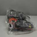 Under Desk Elliptical Machine, Electric Elliptical Leg Exerciser for Seniors with 12 Adjustable, Portable Quiet Elliptical Exercise Machine, Seated Pedal Exerciser with Remote Control (Orange)