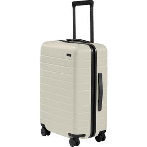 Away Bigger Carry-On Luggage, Lightweight Hardside Large Suitcase with Spinner Wheels, TSA Lock, Airline Approved, Salt White Matte, The Bigger Carry-on