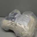 LuxClub 4 PC King Size Sheet Set Deep Pockets 18" Wrinkle Free Cooling Bed Sheets Machine Washable Hotel Bedding Silky Soft - Cream King