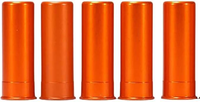 A-ZOOM 12 Gauge SNAP-Cap, Orange, 5PK