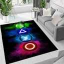 Gaming Rug for Boys Room, 5'x7' Game Rug Gamer Rug for Bedroom Livingroom Game Room Carpet Gaming Room Decor