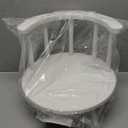 Photography Props Wooden Stool Set Photo Studio Accessories White Semi-Circular Stool Chair Toddler Photo Props Doll Chair Wood Stool Bench Children Photoshoots Child Photo Props Gift