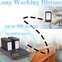 Restaurant Pager System, 20 Beepers, Wireless Calling System Customers Waiting Beepers for Queue in Restaurants Food Truck Churches Hospital Hotel Bar Eatery with Vibration Flash and Buzzer