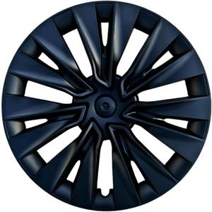 4PCS Wheel Hubcaps 19 Inch Wheel Cover Performance Replacement Wheel Cap Full Rim Cover Accessories for Tesla Model Y 2018-2024 (Matte Black)