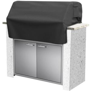 37 Inch Built-in Grill Cover for Coyote DCS Jenn-Air KitchenAid, and Lynx, 600D Heavy Duty Waterproof & Windproof Island Grill Top Cover, 38" W x 28" D x 24" H
