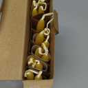 16PCS Beeswax Taper Candles, 9" Handmade Natural Candles, Dripless and Smokeless, 9 Hour Burn Time