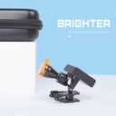 EustomA 5W LED Headlight Cordless Headlamp Clip on Type Brightness Adjustable with Filter DY-011 for Binocular Loupes