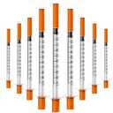U-100 1mL Syringe with 29G 1/2" (12.7MM) Needle, 1cc 29 Gauge Disposable Individual Sterile Packaged, 25 Pcs/Box