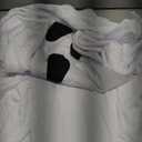 Women White Ghost Costume Hooded Cape, Adult Halloween Poncho Cloak, Simple Fun Spooky Party Outfit, Soft Comfortable Fabric, One Size