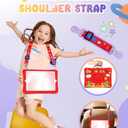 Cute Case for iPad 9th/8th/7th Generation - Silicone 3D Design for Girls Women Girly Kawaii Funny Cartoon Soft Stand for iPad Case 9th/8th/7th Generation with Lanyard 10.2 Inch, Red Maliao