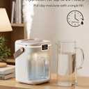 2L Cool Mist Humidifiers for Bedroom, 3 Nozzles Quiet Small Humidifier with 4 Mist Modes, Top Fill Desktop Personal Humidifier with Night Light & Auto-Shutoff, Portable USB Powered for Office, Plants