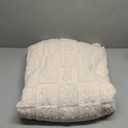 Bunny Checkered Throw Blankets,Soft Warm Blankets for Lover Women Men Friends Gifts Pets,Lightweight Fuzzy Blanket for Couch Sofa Bed Travel and Camping(Beige,60"x80")