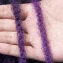 BYKSVIOC Afro Kinky Twist Crochet Hair Braids Marley Braid Hair 18inch Purple Cuban Twist Braiding Hair (1b/purple, 18inch)