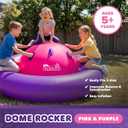 Playland Inflatable Dome Rocker for Kids Ages 5+ | Large 89” Balance Dome Rocker Bouncer with 8 Handles | Fits 3 Children, Heavy-Duty Outdoor Play Equipment for Backyard, 250 Lbs Capacity