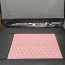 Coverado Car Seat Covers Full Set, 5 Seats Universal Seat Covers for Cars, Breathable Fabric& Faux Leather Auto Seat Cushions, Front and Rear Seat Protectors Fit for Most Sedans SUV Truck, Pink