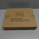 Wrap Dispenser with Cutter and Labels,4-in-1 Wall Mounted Bamboo Plastic Wrap Organizer with Spice shelf and Paper Towel Holder for Aluminum Foil,Cling Wrap,Wax,Parchment,Zipper BagsNatural