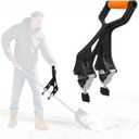 KJX Upgraded Shovel Handle Extension, Ergonomic Snow Shovel Handle Replacement, Back Saver Attachment Universal Fit for Weed Eater, Rakes, String Trimmers, Shovels and More Yard Tools