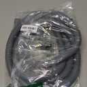 HLMOptimo 10 Feet Universal Washing Machine Drain Hose Flexible Dishwasher Drain Hose Extension Kits Corrugated Washer Hose w/ 1 Adapter 4 Clamps 1 U-Bend Holder