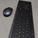 Wireless Keyboard and Mouse Combo,2.4G USB Ultra Slim Quiet Full Size Matte PC Computer Keyboard & Mice,3 DPI,19 Multimedia Key,Lag-Free Ergo,Long Battery Life for Desktop,Laptop,Smart TV,MAC,Windows