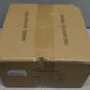 Kondras 2-Light Industrial Square Flush Mount Ceiling Light, Farmhouse Ceiling Light Fixture for Kitchen, Modern Black Close to Ceiling Light for Hallway Bedroom Balcony Porch Stairway, E26, 2-Pack