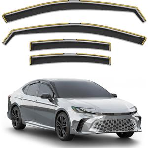 in-Channel Window Rain Guards Fit for Toyota Camry 2025 2026,Rain Guards Visors Vent Visors Window Deflector, Vent Shades Car Accessories -4 pcs
