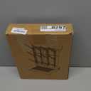 Ariseno Baby Bottle Drying Rack, Vertical Space Saving Countertop Holder - Large Capacity for 12 Bottles, Pump Parts, Pacifiers, Brushes, Sippy Cups - BPA-Free, Baby Accessories Organizer - Grey