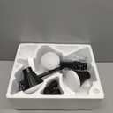 36W LED Tree Floor Lamp, Dimmable Tall Standing Lamp with Remote & Touch Control, 4 Color Temperatures Bright Floor Lamp, 3 Rotatable Light Modern Floor Lamps for Living Room Bedroom Office (Black)