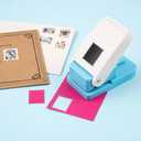 Stamp Puncher, Stamp Punch, 1x0.8 inch Postage Stamps Puncher, Scrap a Day Punch, StampCutter HolePunch, Lever Craft Paper Punches for Crafting, DIY Project, Punches That Looks Like a Stamps