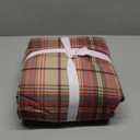 Eddie Bauer Mont Lake Plaid Flannel Sheet Set, Red, Queen
