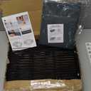 12 Panels Small Animal Playpen, 48" x 24" x 16" Pet Playpen with Waterproof Mat, C&C Cage for Guinea Pigs, Puppy Play Pen, Bunny Playpen, Indoor Outdoor Portable Metal Wire Yard Fence