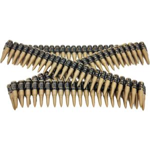Plastic Fake Bullet Army Belt, Toy Bandolier Belt Cosplay Costume Accessories for Kids and Adults, Halloween Masquerade Party Props