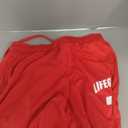 LIFEGUARD Officially Licensed Mens Active Running Performance Shorts Moisture Wicking (M) Red