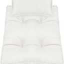 M&G House Newborn Photography Props Mattress Pillow Photography Baby Photoshoot Props Bed Mattress Bed Mat Medium (White)