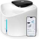 Wireless Cat Water Fountain, BPA-Free Ensure Safety, 2.5L/84oz App Control Smart Pet Water Fountain Rechargeable Battery Operated with Hydration Tracking, Ultra-Quiet Automatic Cats Dog Dispenser