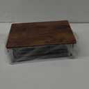 Hair Tool Organizer, Movable Hair Dryer Holder, Hair Styling Tools Storage for Vanity, Bath Counter Organizer, Bathroom Trays for Hair Toiletry, Makeup (12" x 7.7" x 5.8", Wood-Black)