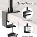 Halloween Party Decorations Set with Over The Table Rod Stand with Clamps,pskeleton,spider web Banner, Hanging Swirls,Tablecloth