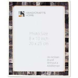 Handicrafts Home 8×10 Bone Inlay Picture Frame – Vintage Photo Frame for Tabletop or Wall Display, Decorative Wall Picture Frame for Living Room, Office & Home Décor