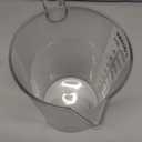 Food-Grade Plastic Measuring Pitcher  64 Ounce & 8 Cups Measuring Cups with Handle for Liquid, Motor Oil, Pool & Lawn Chemicals, Dilution, Soap Mixing, Brewing, Commercial & Kitchen Use(2000ml)